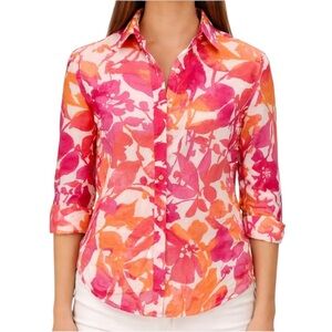 Lauren Ralph Lauren Tropical Blouse Top PS